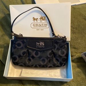 Coach wristlet purse